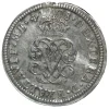 1708. Monograma De Felipe V. 2 Reales. Ingenio De Segovia. Ensayador Y (Isidro Párraga). Variante Palma Izquierda Sobre La Derecha. (Vano A Las &Quot;12&Quot; En Anverso Y Reverso Por Ser Final De Riel).