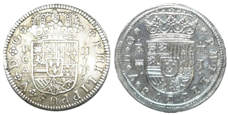 Monedas de Felipe V: tesoros históricos 129 Monedas De Felipe V