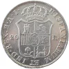 Moneda De 20 Reales Del Reinado De José Napoleón. Año 1809. Ceca De Madrid. Ensayador Ai. Conservación: Sin Circular. Peso: 26,6 Gramos. Diámetro: 40 Mm.
