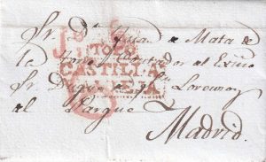 1838. Carta de Toro a Madrid