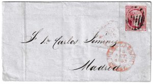 1853. Envuelta de Málaga a Madrid