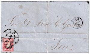 1860. Carta de Cádiz a Jerez