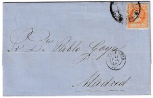 1860. Envuelta de Valencia a Madrid