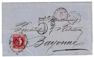 1861. Envuelta de Madrid a Bayonne