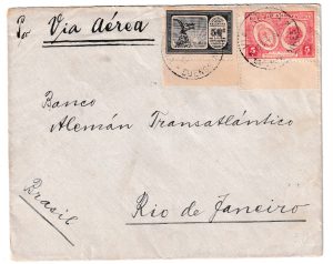 1928. Correo aéreo de Belgrano (Argentina) a Rio de Janeiro (Brasil)