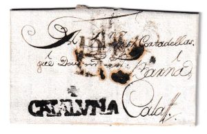 1787. Carta de Ulldecona a Calaf
