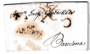 1799. Carta de La Almunia a Barcelona