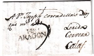 1799. Carta de Huesca a Calaf