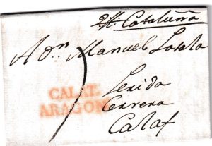 1802. Carta de Calatayud a Calaf