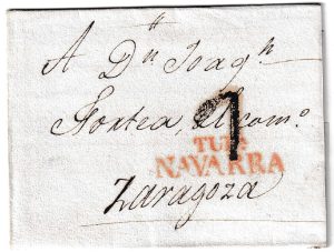 1846. Frontal de Tudela a Zaragoza