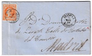 1860. Carta de Aranjuez a Madrid