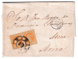 1861. Carta de Zaragoza a Ariza