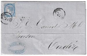 1867. Carta de Jerez a Cádiz