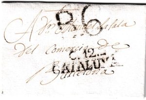 1806. Carta de Castellón de Ampurias a Barcelona