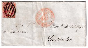 1853. Envuelta de Barcelona a Santander
