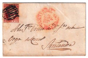 1853. Envuelta de Pontevedra a Santander