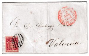 1854. Envuelta de Barcelona a Valencia