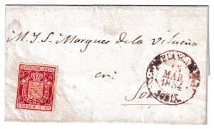 1854. Envuelta de Berlanga de Duero a Soria
