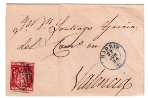 1854. Envuelta de Madrid a Valencia