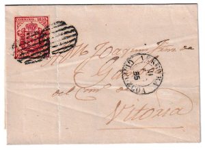 1855. Envuelta de Vergara a Vitoria