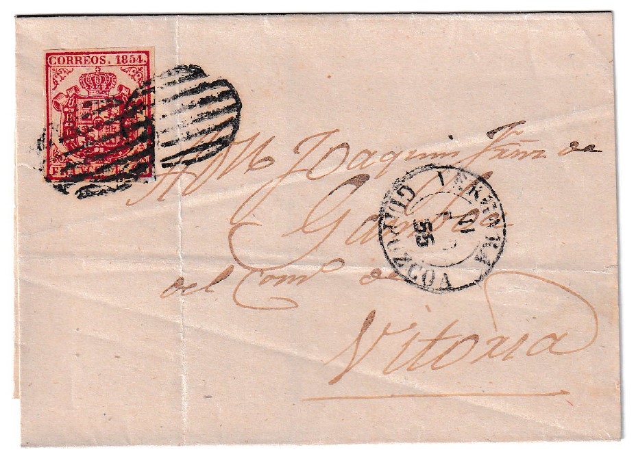 1855. Envuelta de Vergara a Vitoria