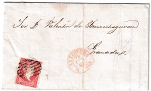 1857. Carta de Antequera a Granada