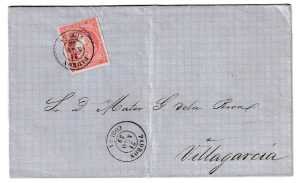 1859. Carta de Padrón a Villagarcía