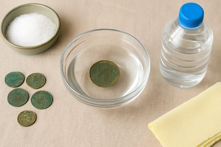 Cómo limpiar monedas antiguas de plata sin dañarlas 189 Limpiar Moneda Plata Antigua