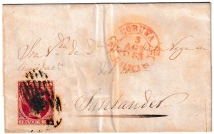 1853. Envuelta de Coruña a Santander