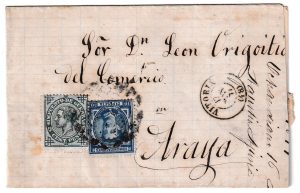 1877. Carta de Vitoria a Araya