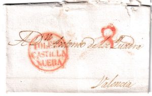 1832. Carta de Toledo a Valencia