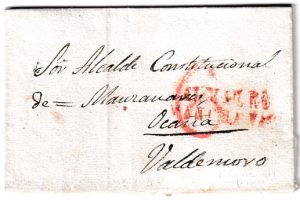 1841. Carta de Aldea del Rey a Valdemoro