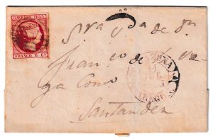 1853. Envuelta de Tarazona a Santander