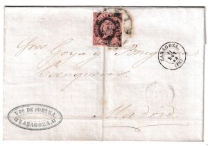 1863. Envuelta de Zaragoza a Madrid