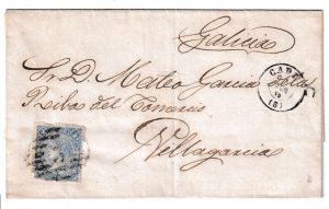 1865. Envuelta de Cádiz a Villagarcía