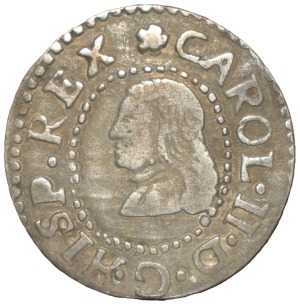 1677. Carlos II. 1 Croat. Ceca Barcelona