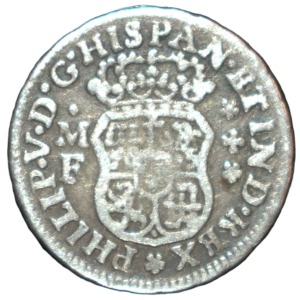 1741. Felipe V. Mejico. Medio Real. MF