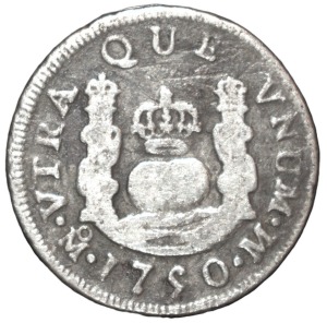1750. Fernado VI. 1 Real. Mejico M