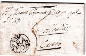1788. Carta de Villafranca a Cretas