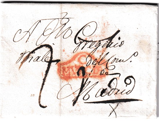 1817. Carta de Cartagena a Madrid