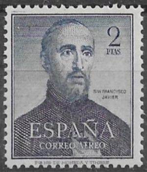 1952. San Francisco Javier. Nº1118 Edifil. Sin Fijasello