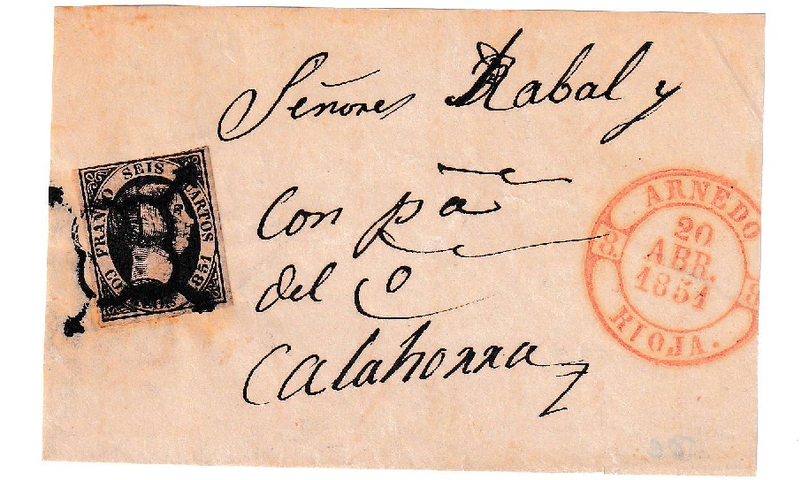 1854. Frontal de Arnedo a Calahorra 1 1854. Frontal De Arnedo A Calahorra