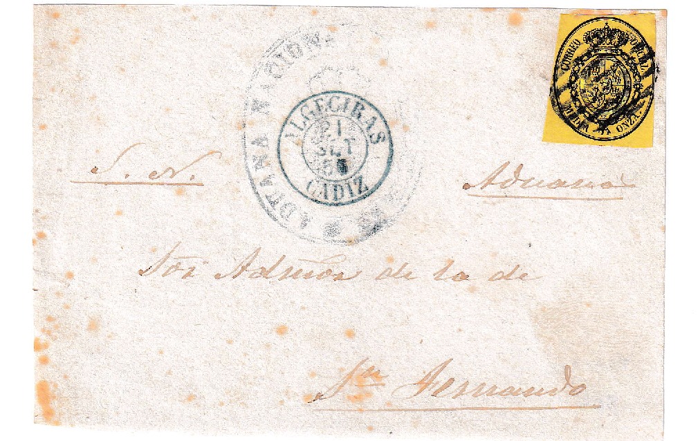 1856. Frontal de Algeciras a San Fernando 1 1856. Frontal De Algeciras A San Fernando