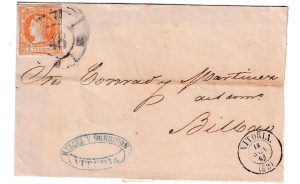 1861. Frontal De Vitoria A Bilbao