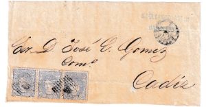 1870. Frontal De Barcelona A Cádiz