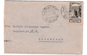 1938. Carta de Larache a Barcelona