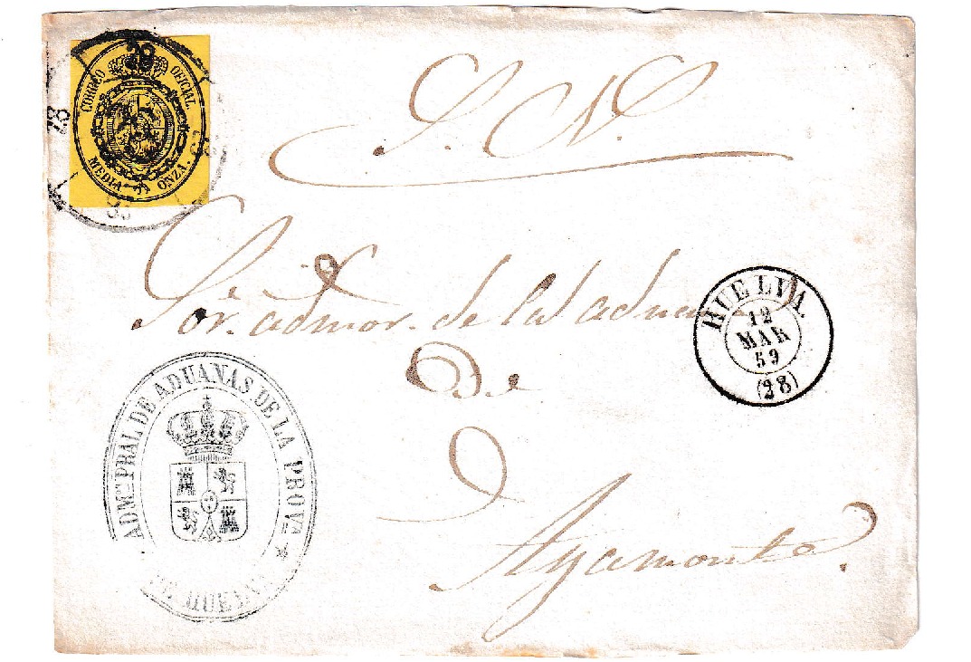 1859. Envuelta de Huelva a Ayamonte 1 1859. Envuelta De Huelva A Ayamonte