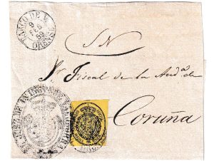 1859. Frontal de Barco de Valdeorras a Coruña