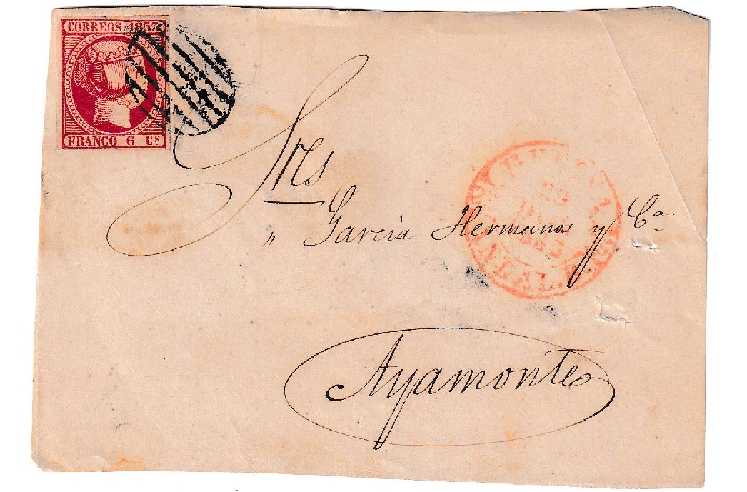 1853. Frontal de Huelva a Ayamonte 1 1853. Frontal De Huelva A Ayamonte