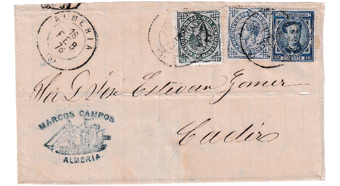 1878. Frontal de Almería a Cádiz 1 1878. Frontal De Almería A Cádiz